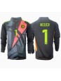 Deutschland Manuel Neuer #1 Torwart Heimtrikot EM 2024 Langarm